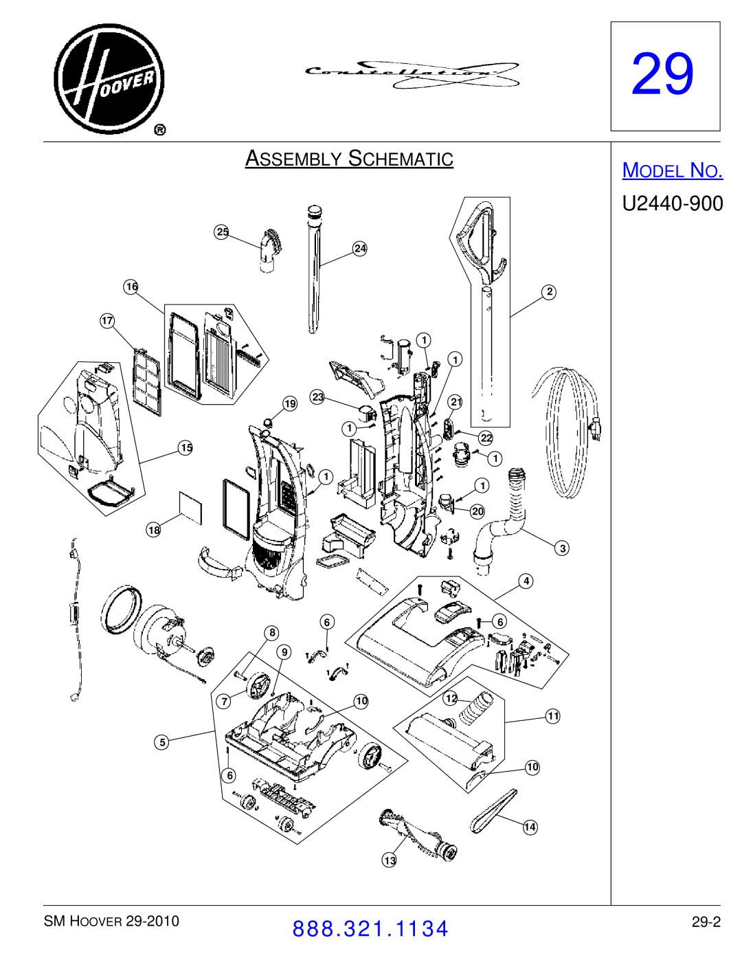 Hoover F7412900 manual 29-2 