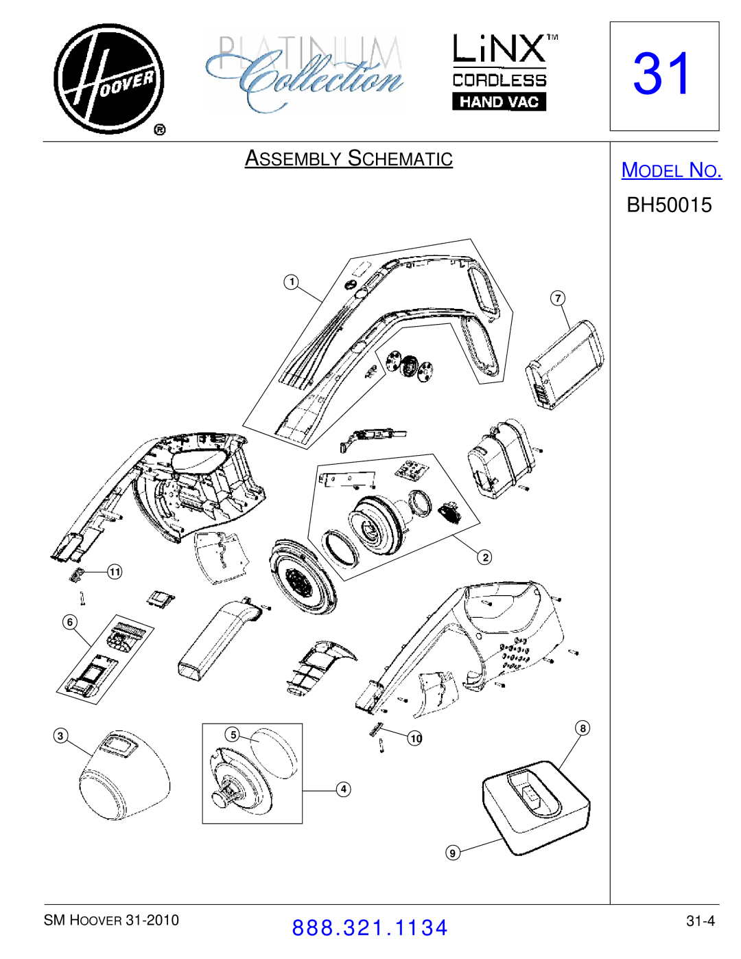 Hoover F7412900 manual 31-4 