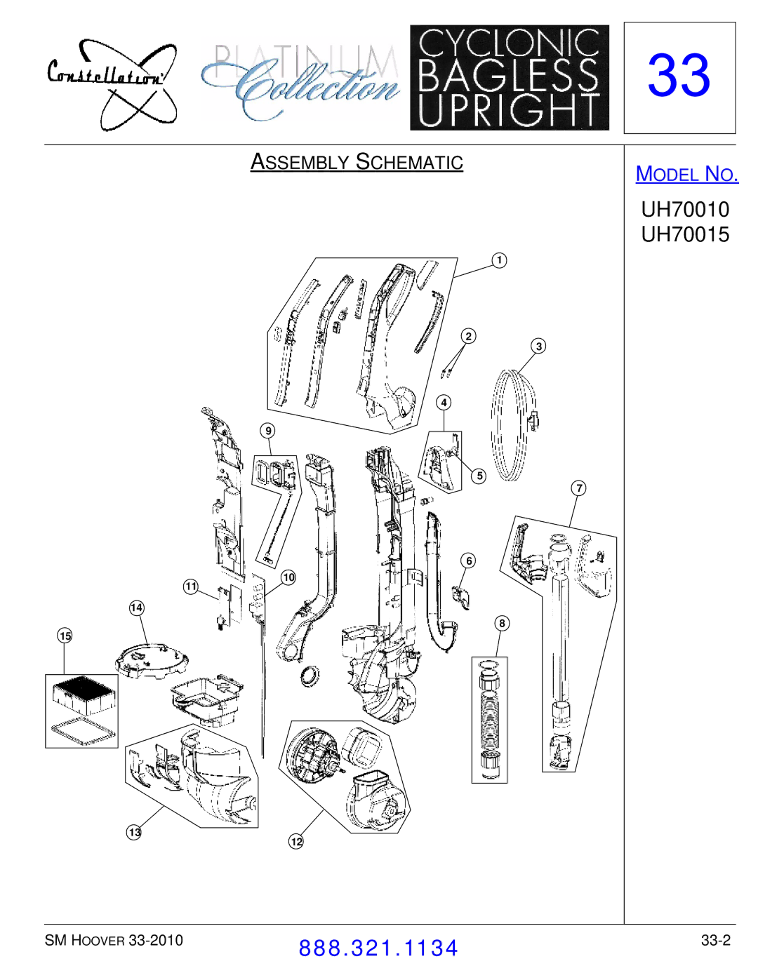 Hoover F7412900 manual 33-2 