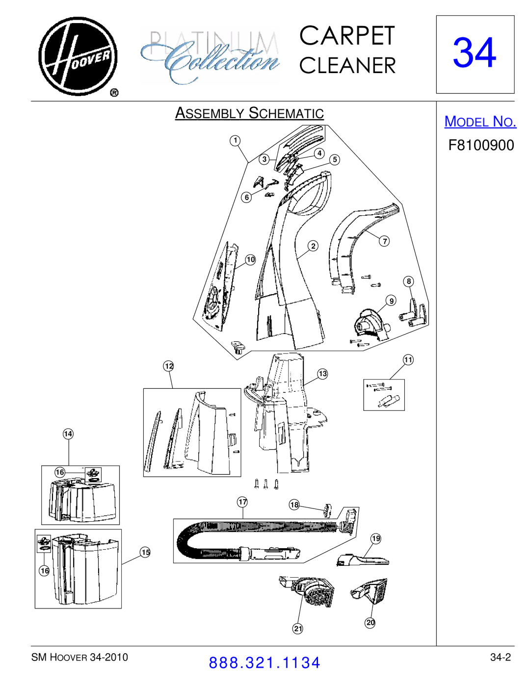 Hoover F7412900 manual 34-2 