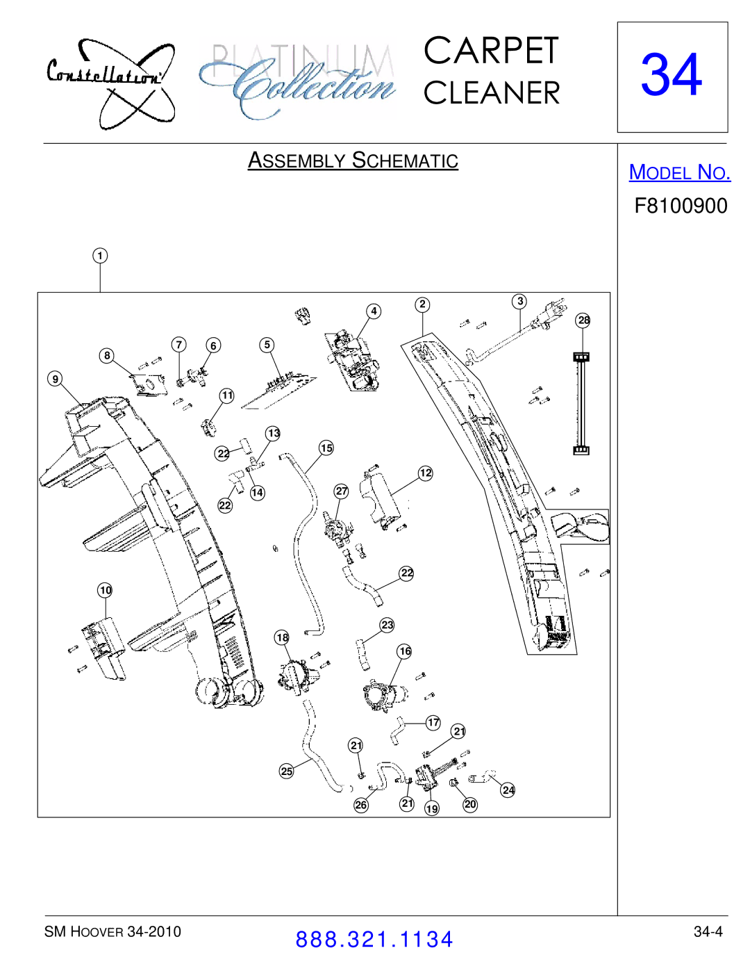 Hoover F7412900 manual 34-4 