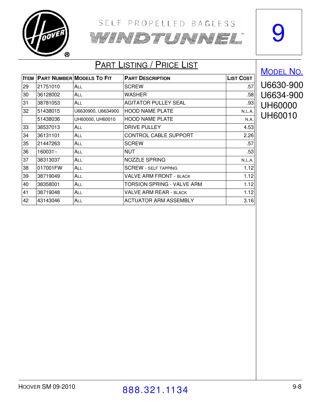 Hoover F7412900 manual 51438015 