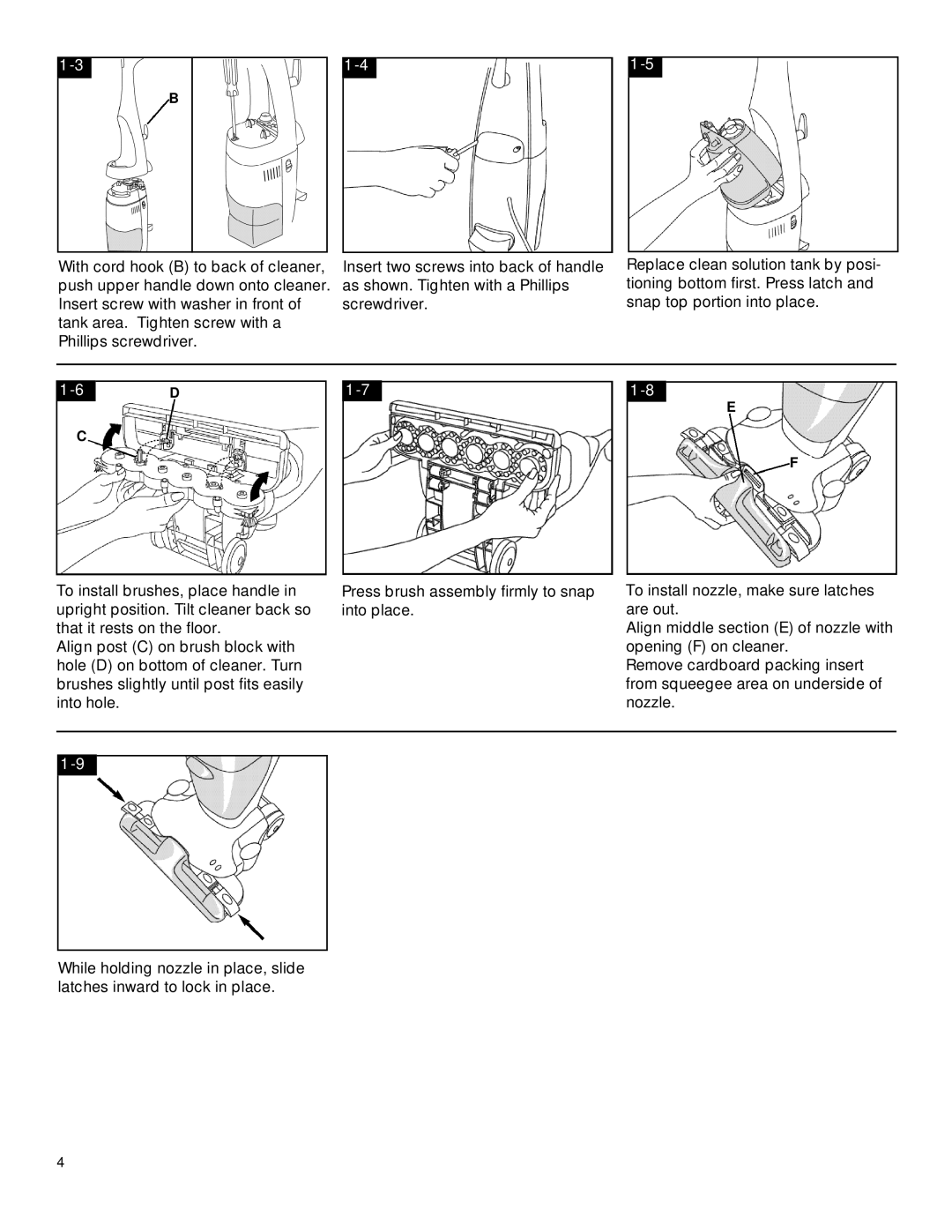 Hoover FloorMATETM The Hard Floor Cleaner owner manual 