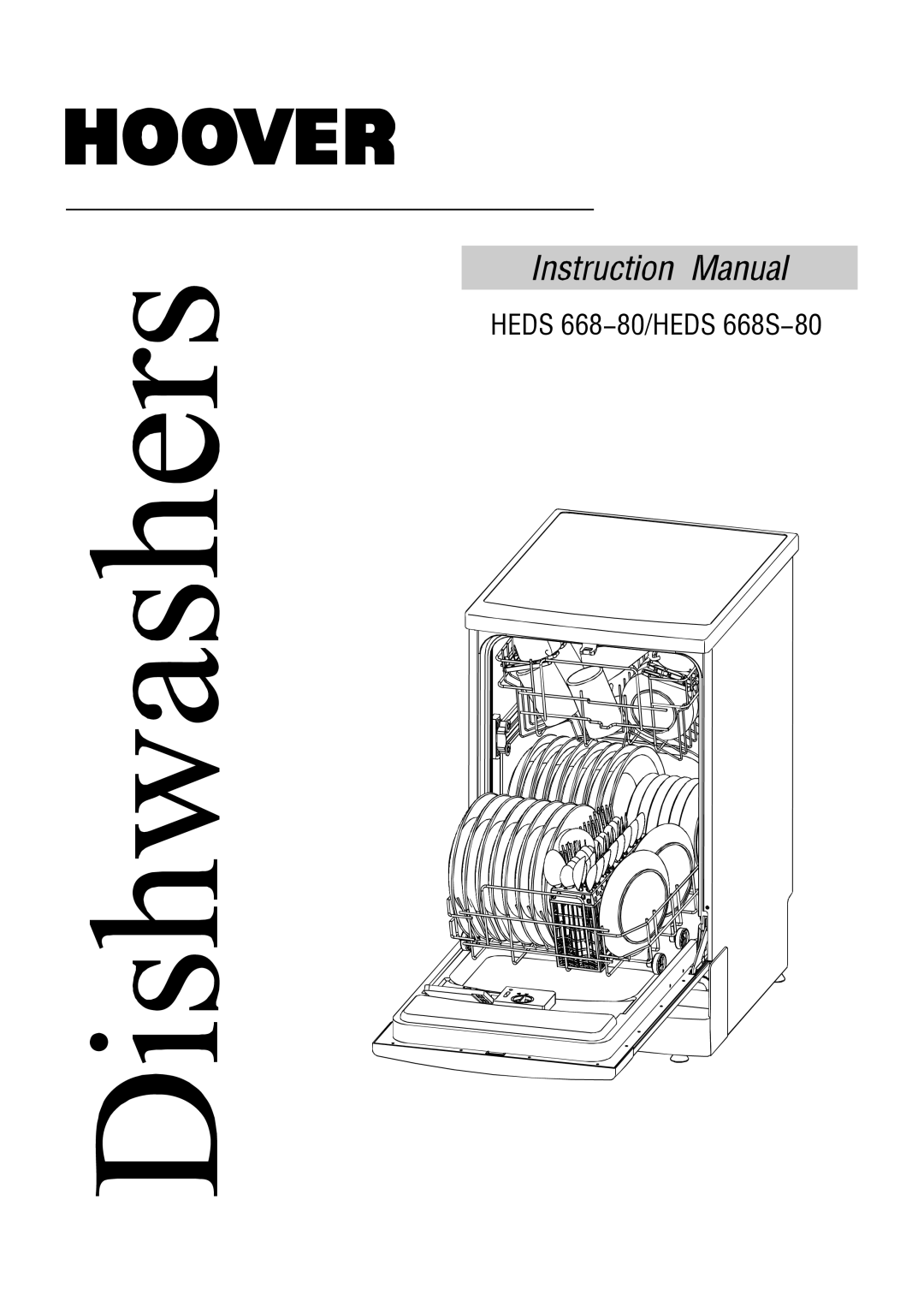 Hoover HEDS 668-80 manual Heds 668-80/HEDS 668S-80 
