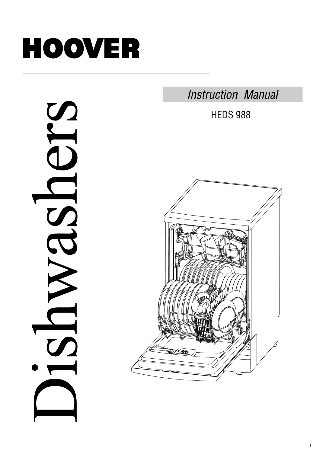 Hoover HEDS 988 manual Heds 