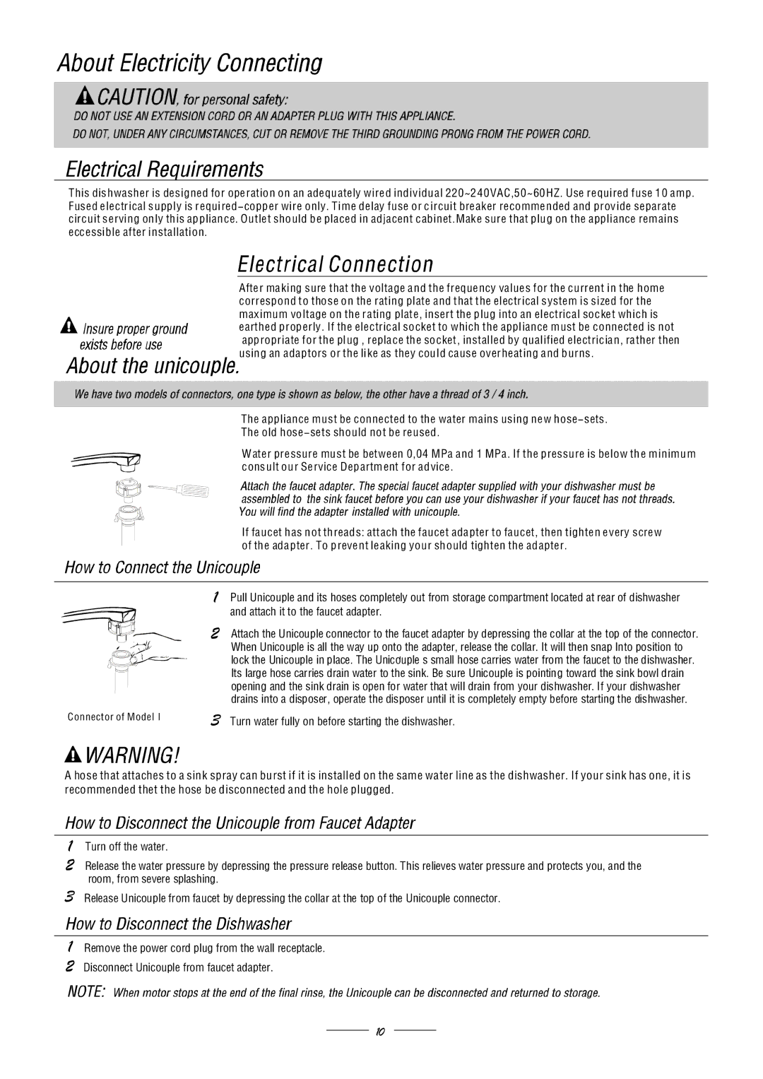 Hoover HEDS 988 manual 