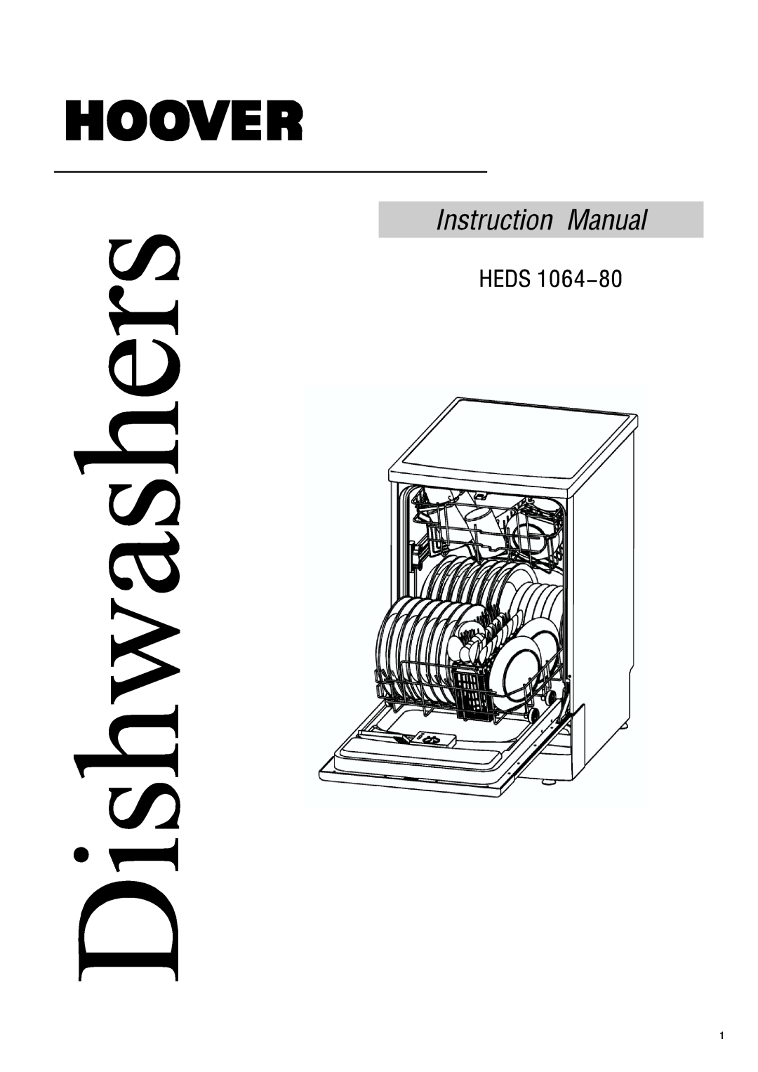 Hoover HEDS1064-80 manual Heds 