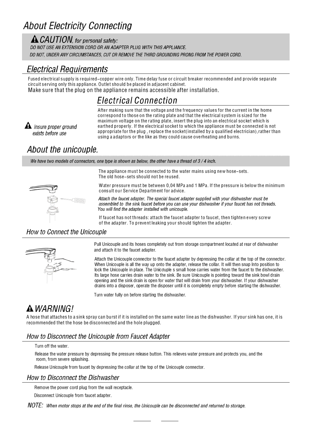 Hoover HEDS968 manual 