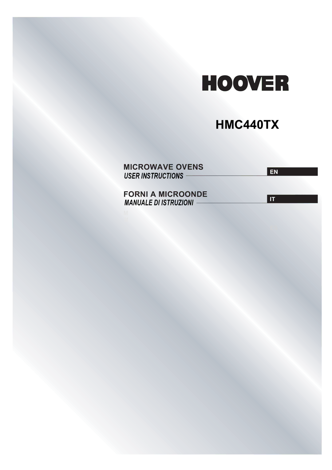 Hoover HMC440TX manual 