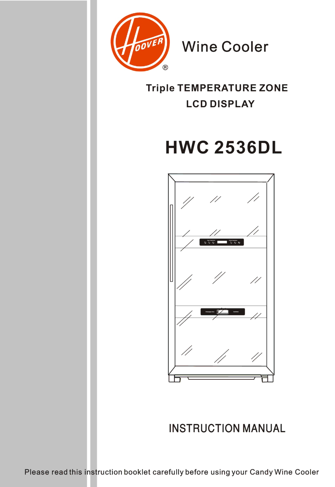 Hoover HWC 2536DL instruction manual 