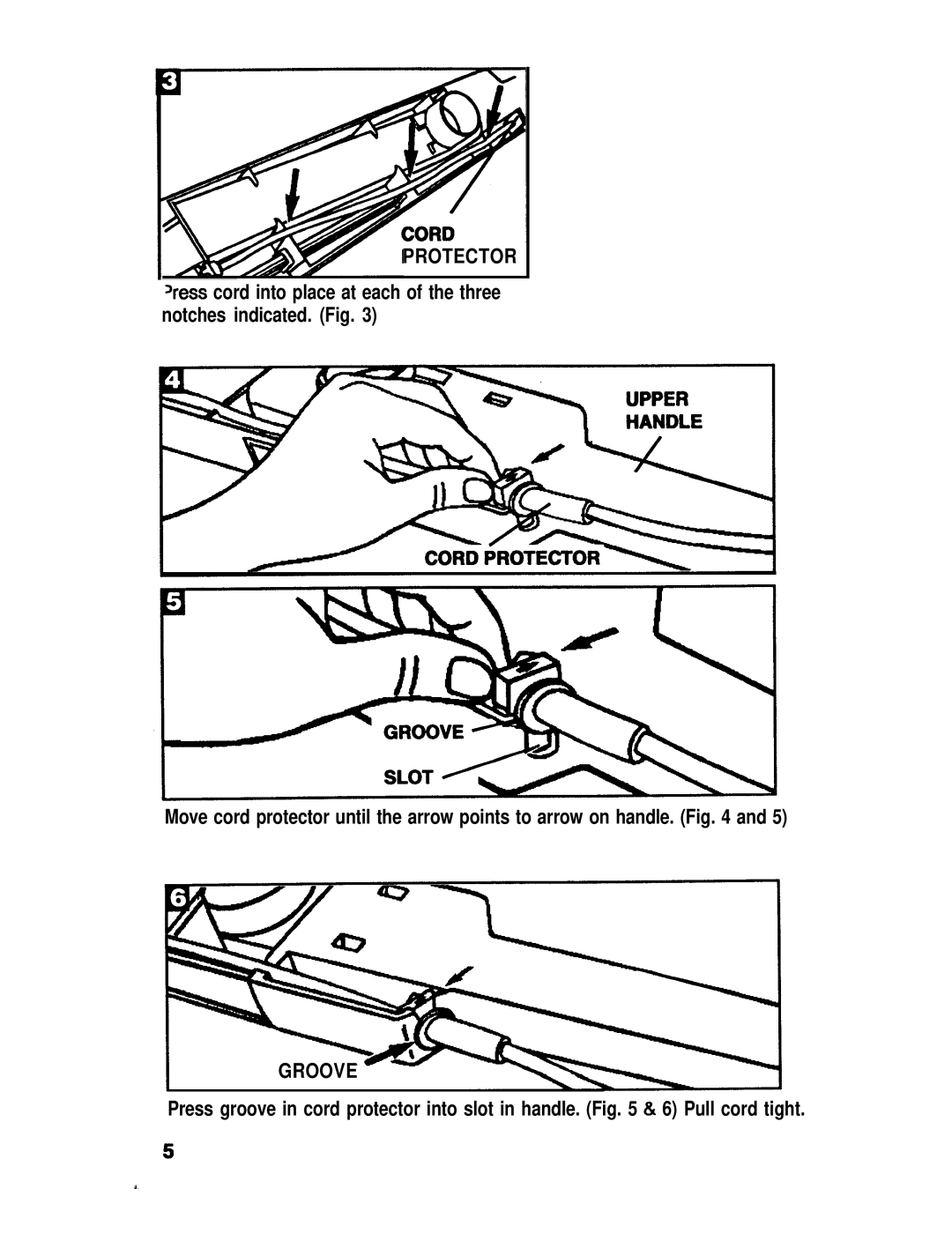 Hoover S2200 manual Protector 