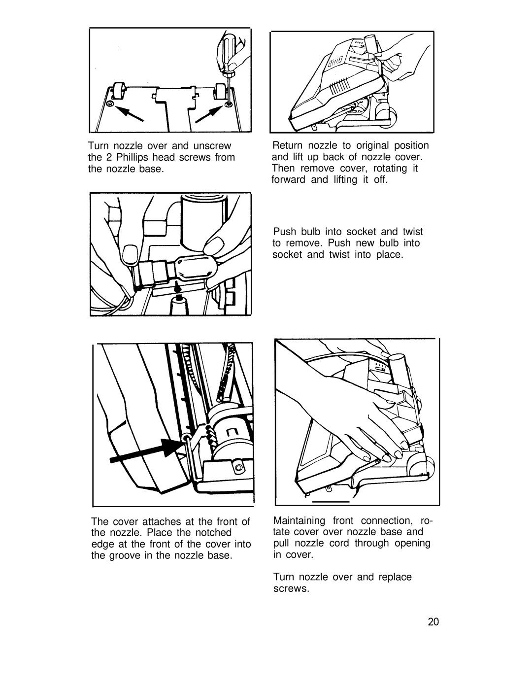 Hoover S3239, S3237 manual 