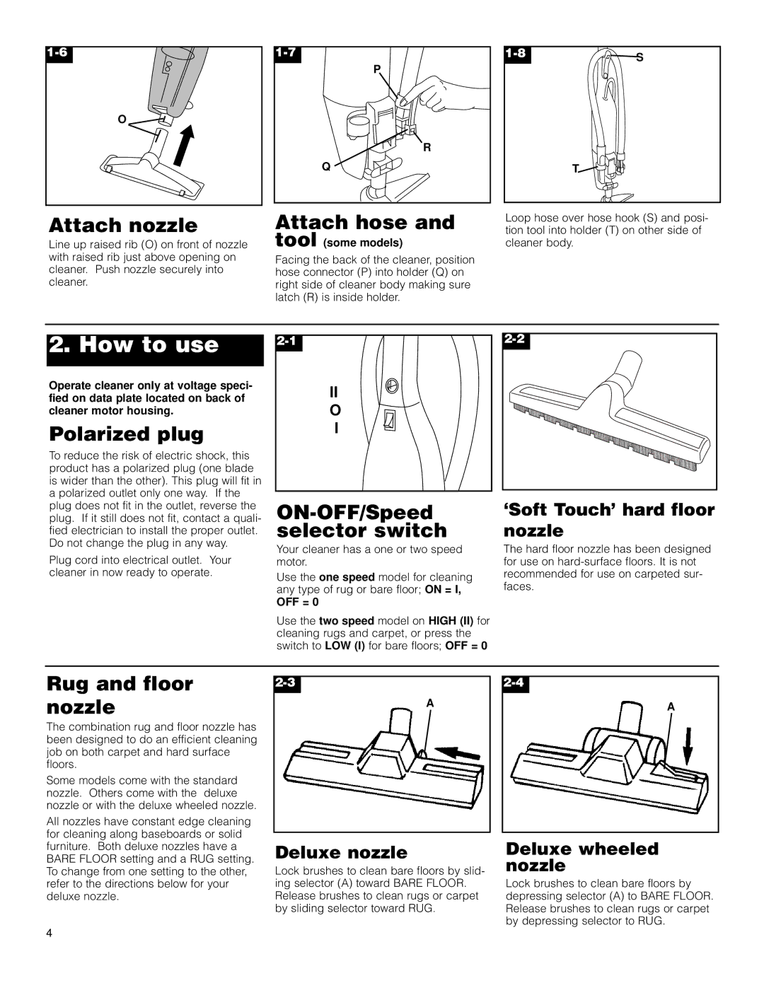 Hoover Stick Cleaner owner manual How to use 