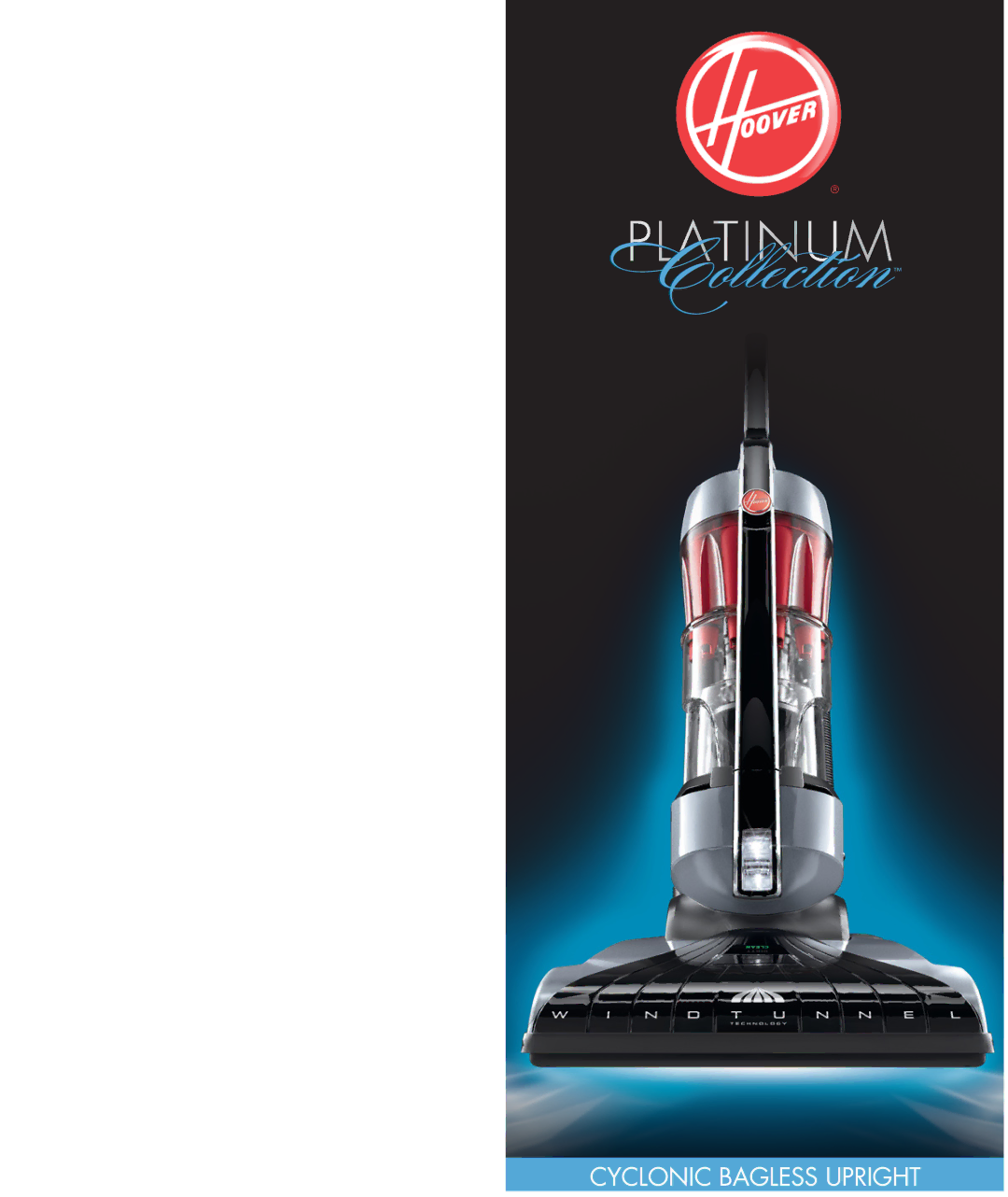 Hoover UH70015 warranty Cyclonic Bagless Upright 