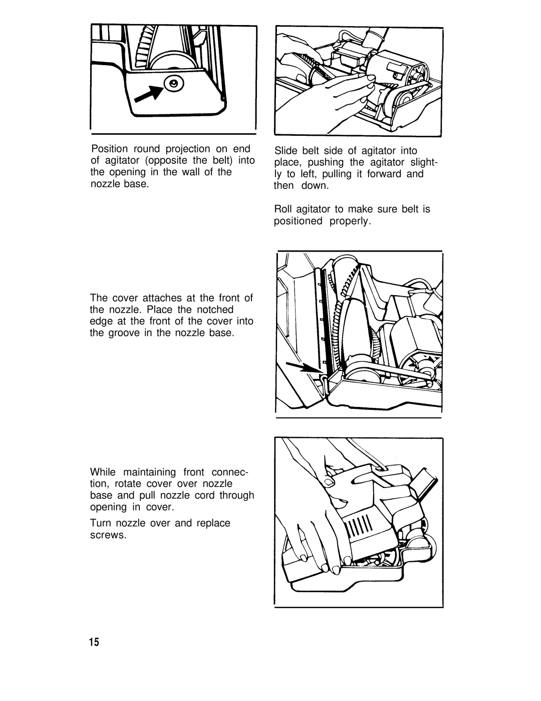 Hoover Vacuum Cleaners manual 