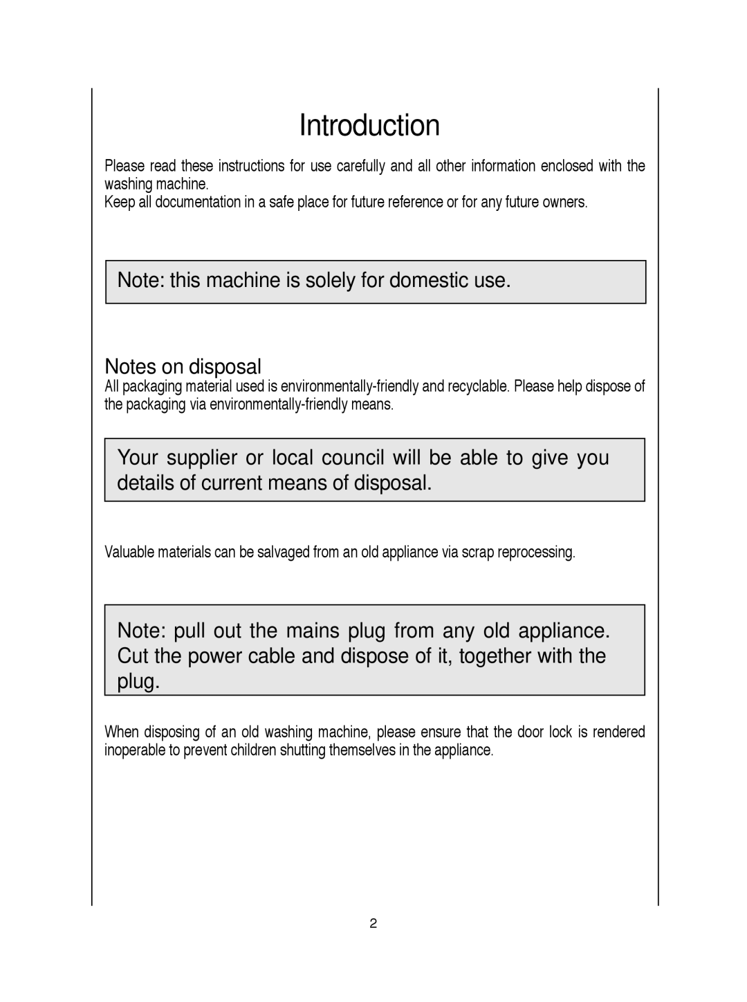 Hoover VISION HD manual Introduction 