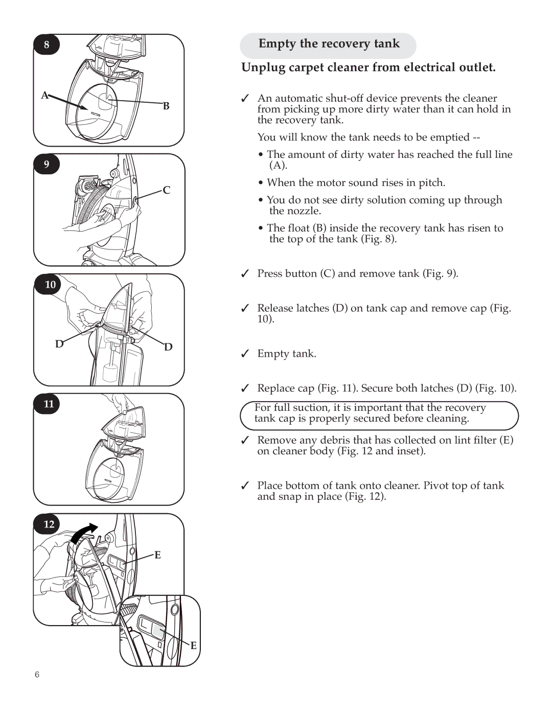 Hoover Y Series manual 