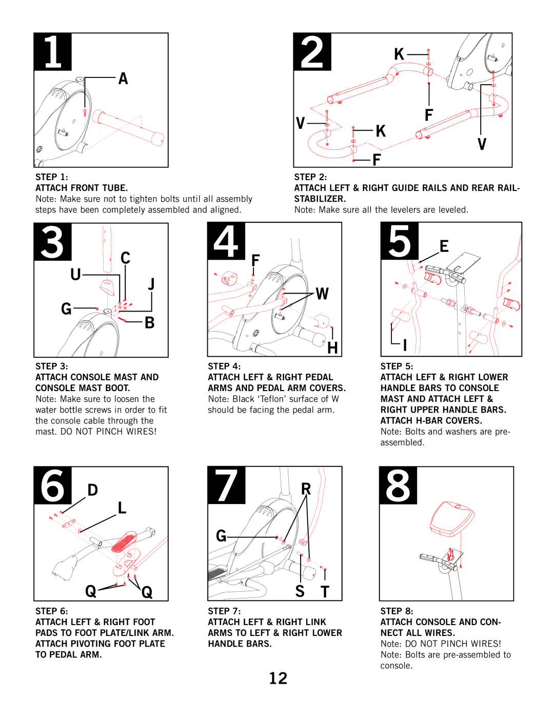 Horizon Fitness 4.1E, 2.1E manual 