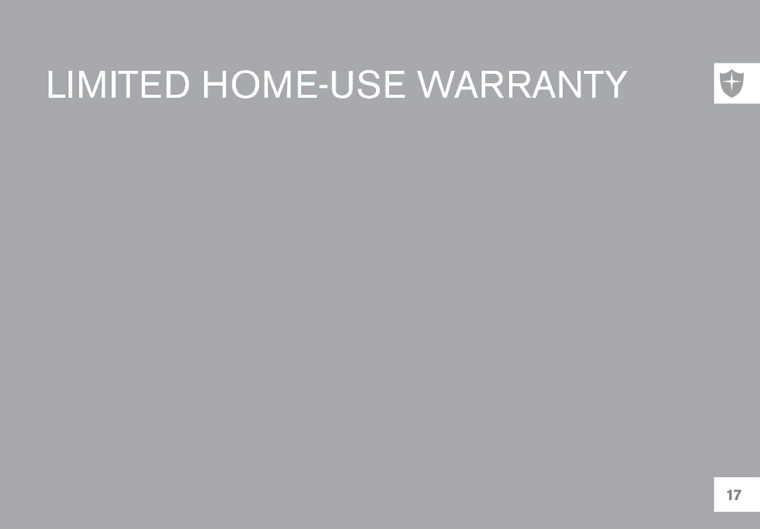 Horizon Fitness CT5.1 owner manual Limited HOME-USE Warranty 