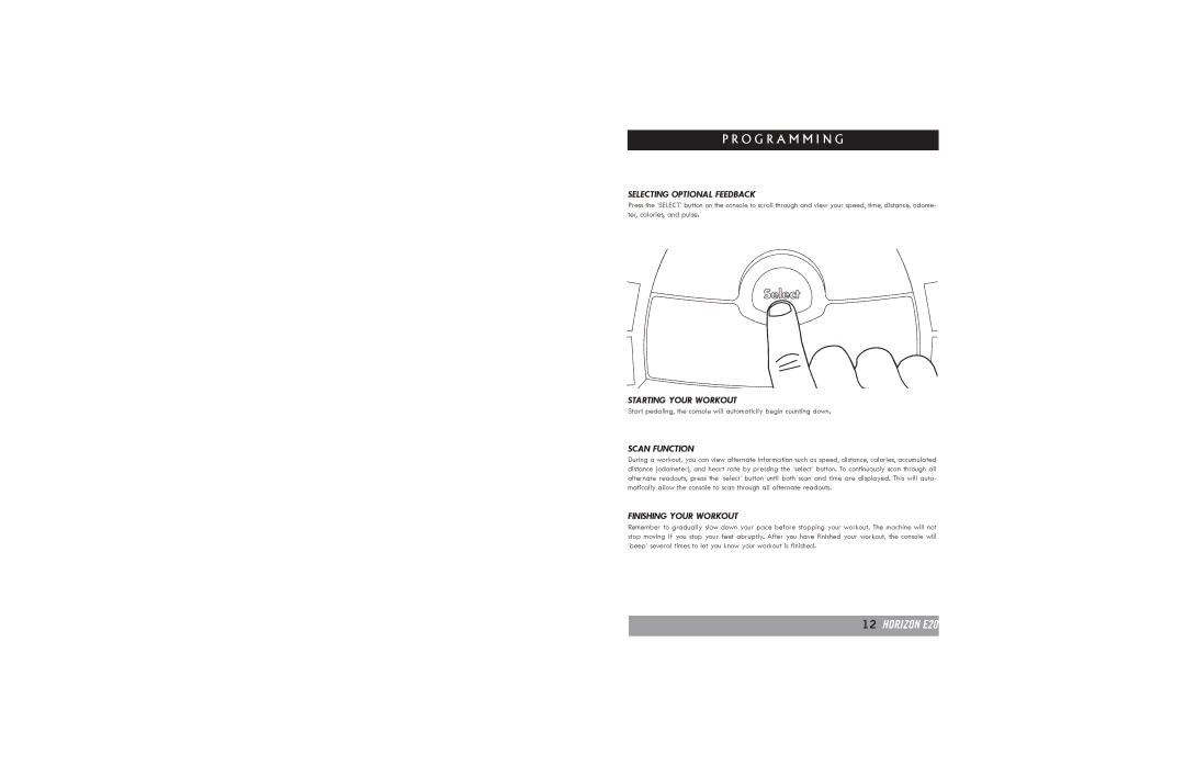 Horizon Fitness E20, E30 manual Troubleshooting Your Elliptical Trainer, A R T R a T E Troubleshooting 