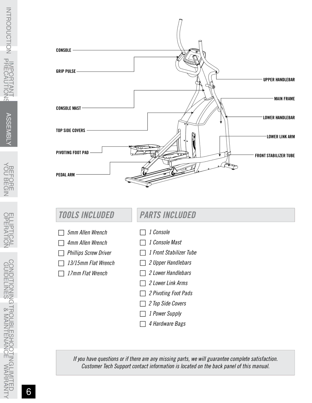 Horizon Fitness EG5 manual 500-4*/$-6%&% 