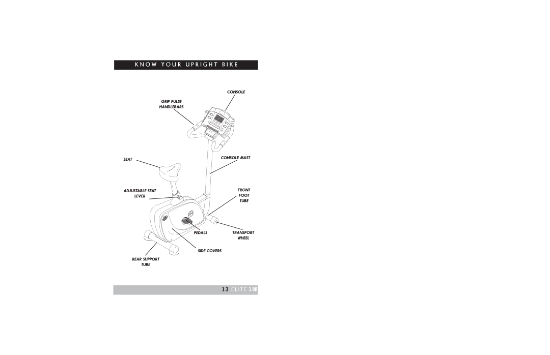 Horizon Fitness ELITE 3.0B, ELITE 2.0B manual Troubleshooting Y O U R U P R I G H T B I K E, A R T R a T E Troubleshooting 