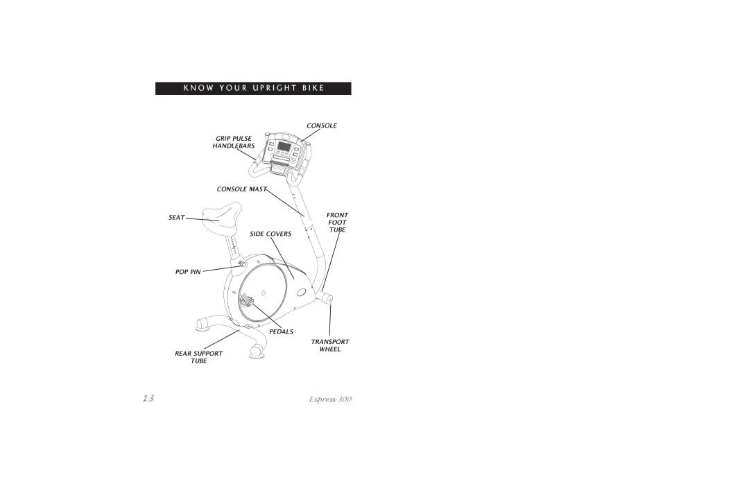 Horizon Fitness Express SERIES manual 