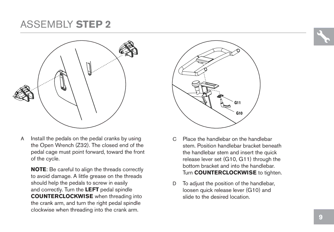 Horizon Fitness P8000 owner manual G11 G10 