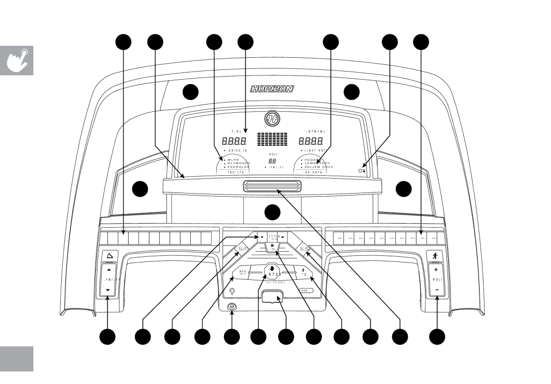 Horizon Fitness T101 owner manual H R G V N F E O 