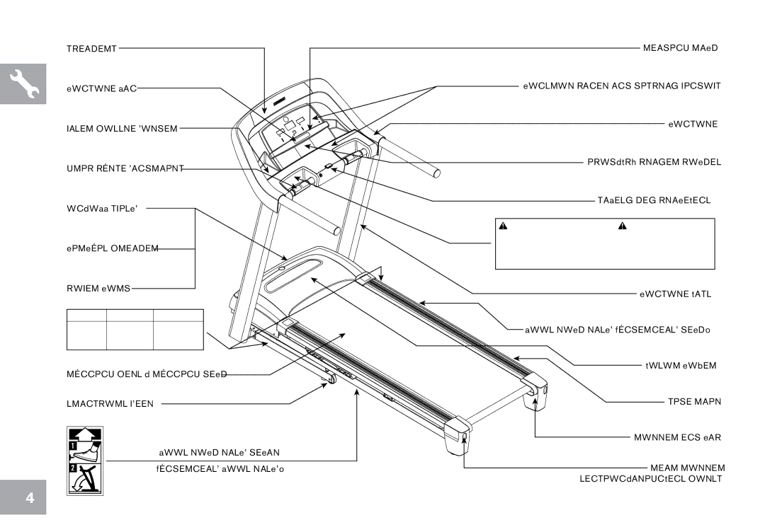 Horizon Fitness T101 owner manual Avertissement 