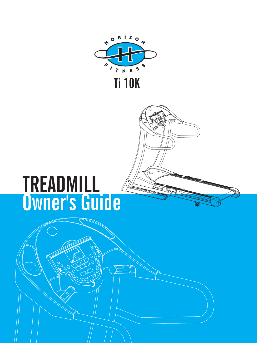 Horizon Fitness Ti 10K manual Treadmill 