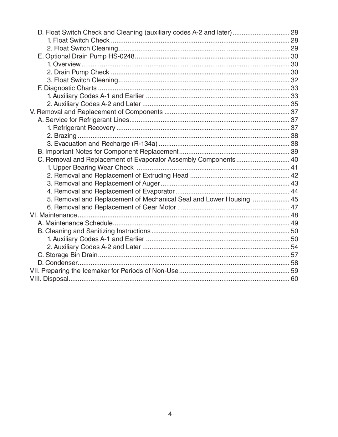 Hoshizaki 73180 service manual 