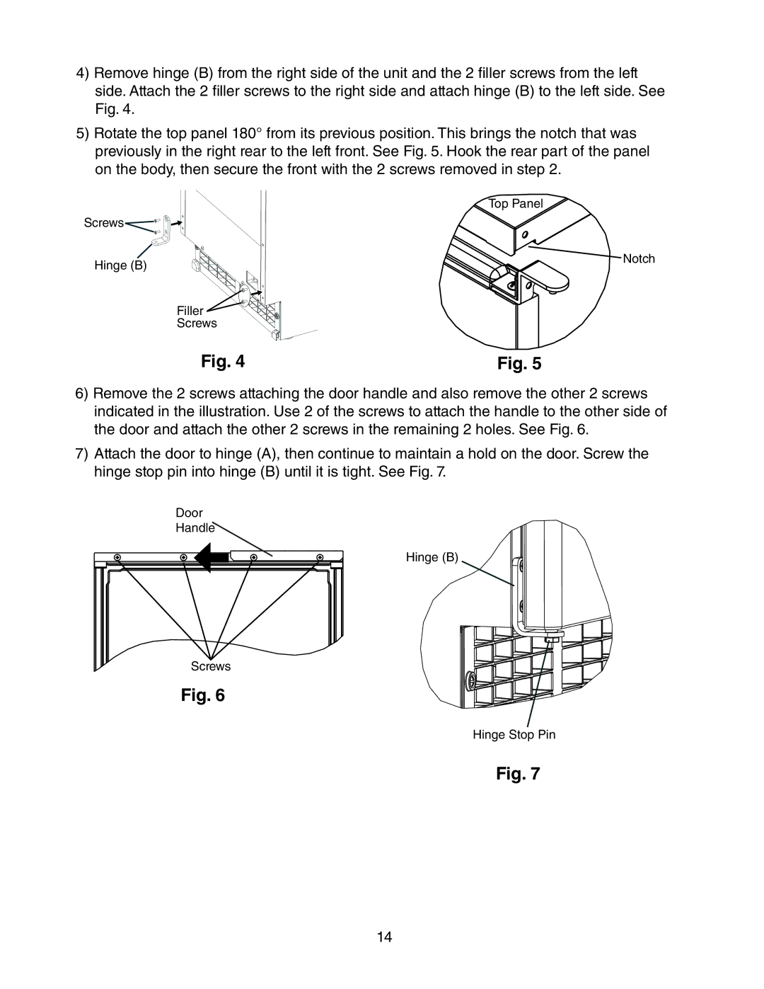 Hoshizaki AM-50BAE-DS, AM-50BAE-ADDS instruction manual Top Panel Screws Hinge B Notch Filler 