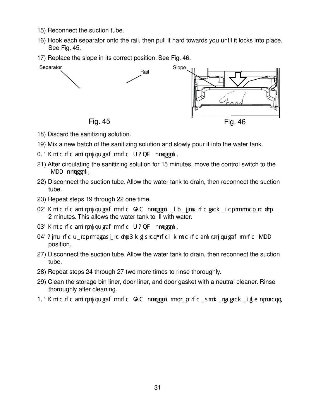 Hoshizaki AM-50BAE-ADDS, AM-50BAE-DS instruction manual Separator Slope Rail 