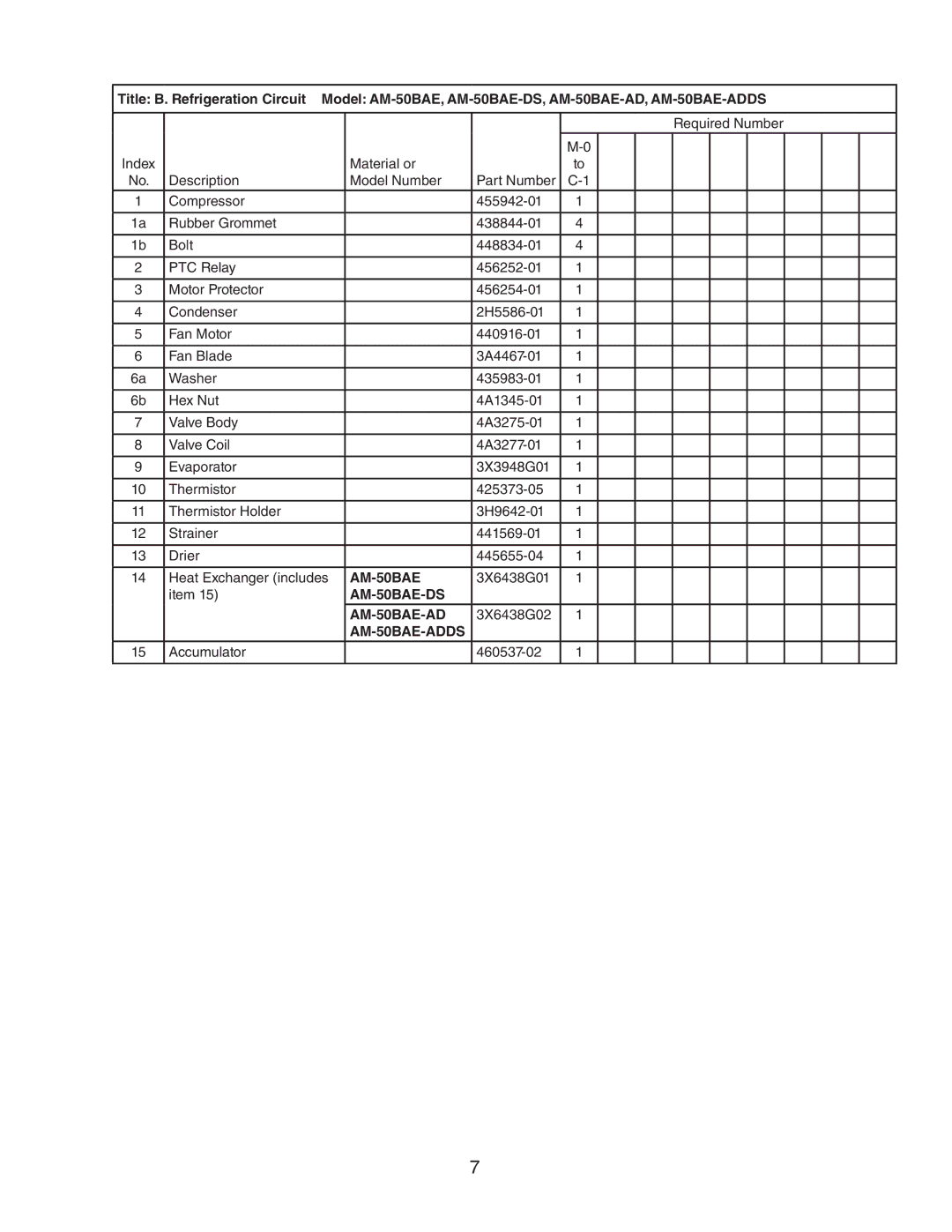 Hoshizaki AM-50BAE-DS, AM-50BAE-ADDS manual 3X6438G01 