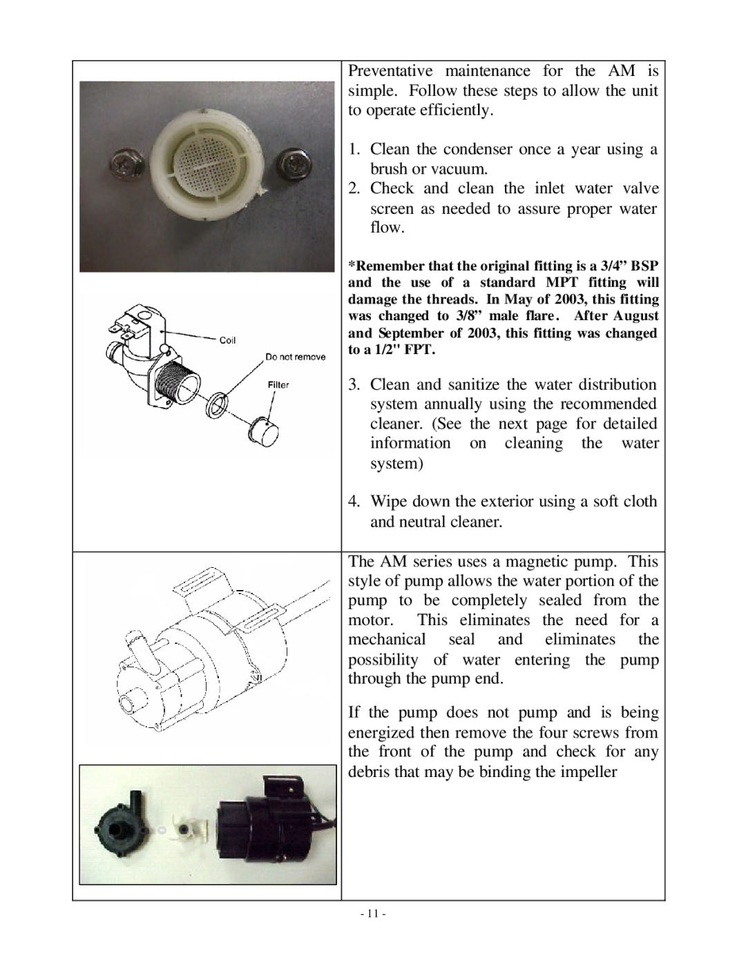 Hoshizaki AM-50BAE manual 