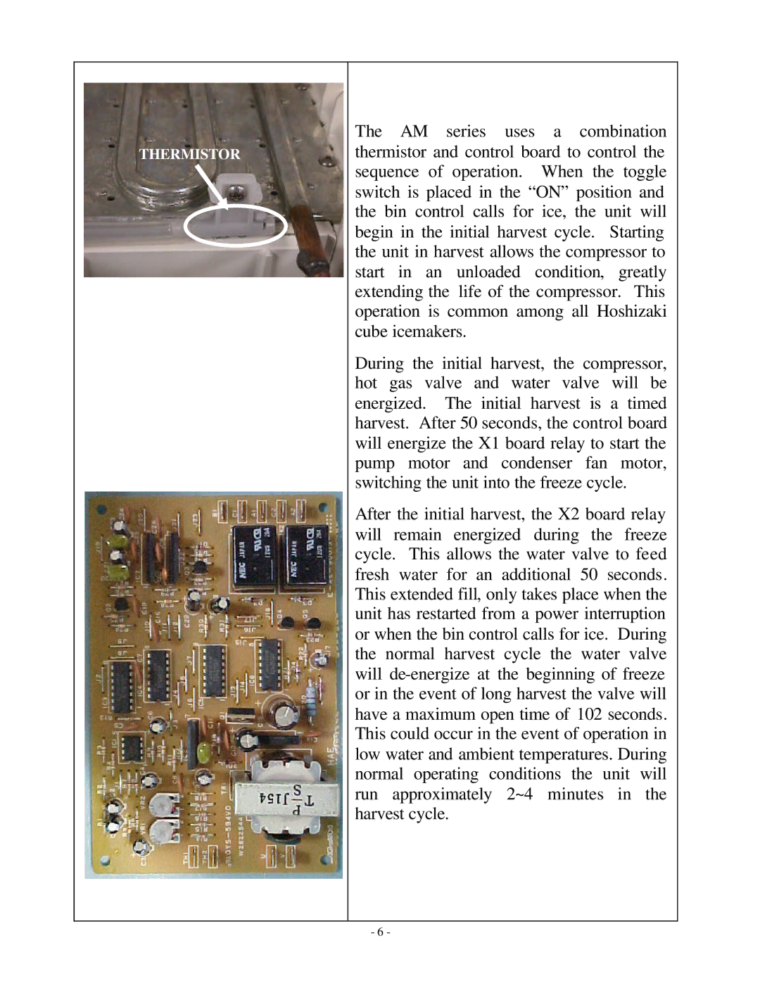 Hoshizaki AM-50BAE manual Thermistor 