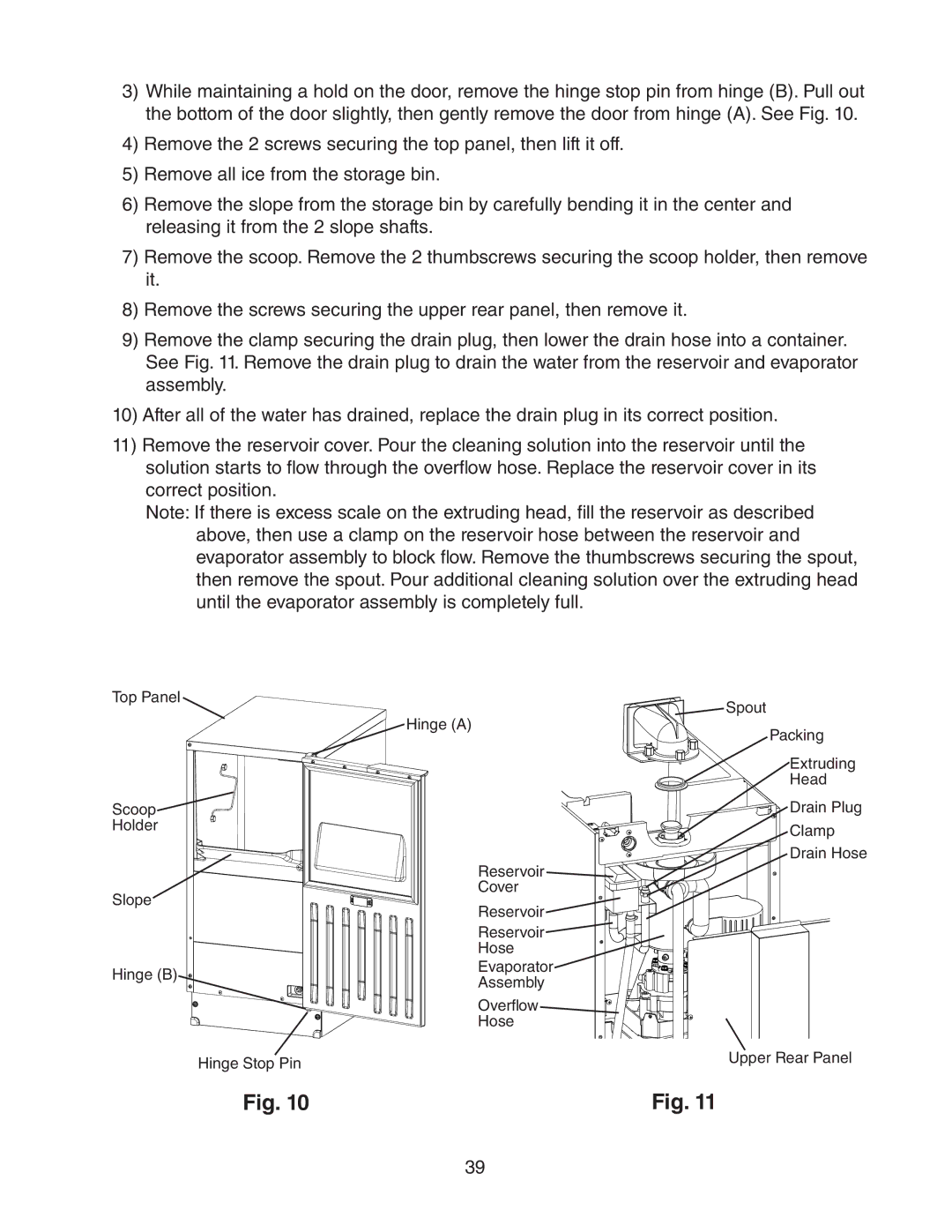 Hoshizaki C-100BAF-ADDS service manual Packing 