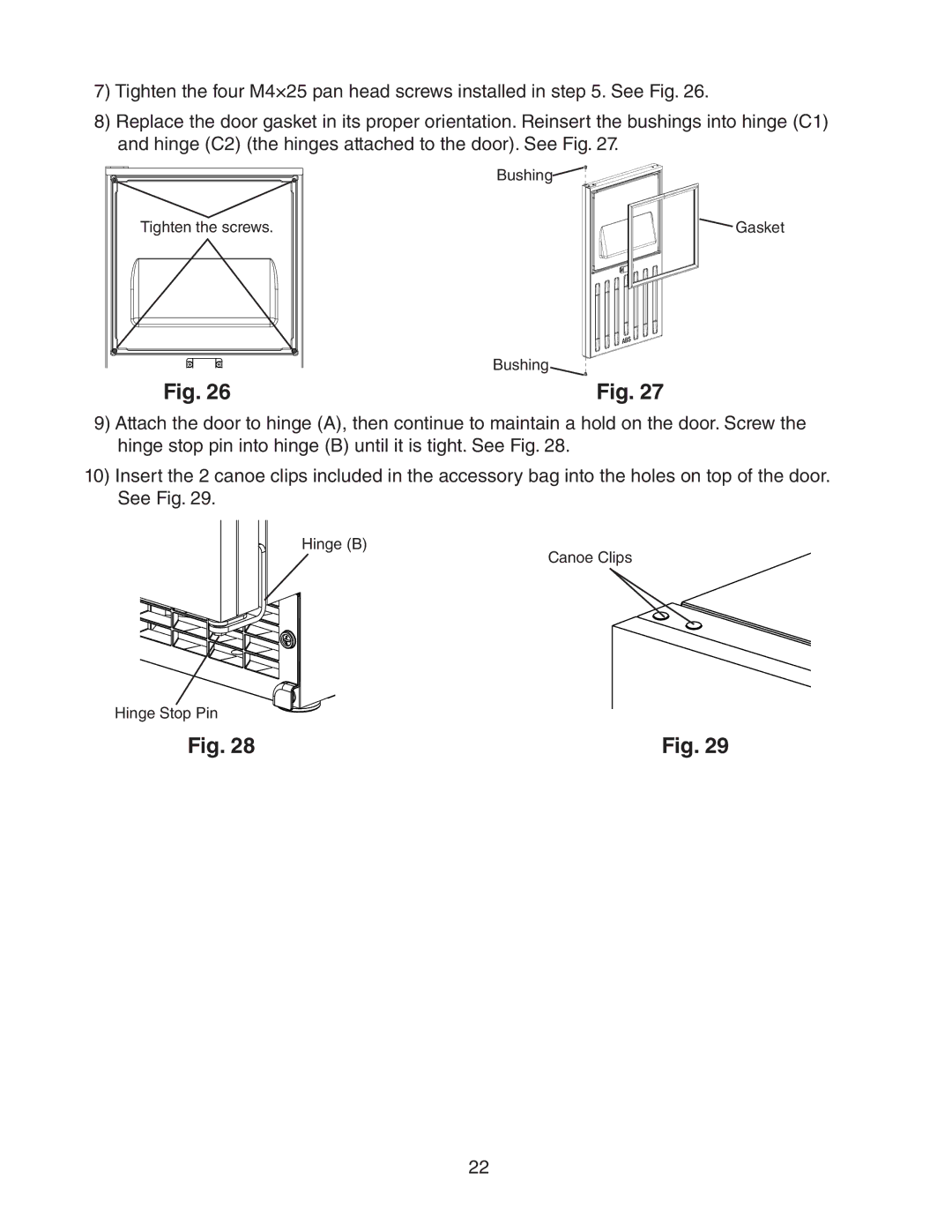 Hoshizaki C-100BAF-DS instruction manual Bushing Gasket 