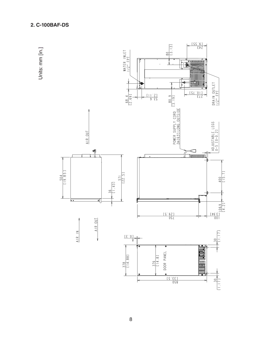 Hoshizaki C-100BAF-DS instruction manual 