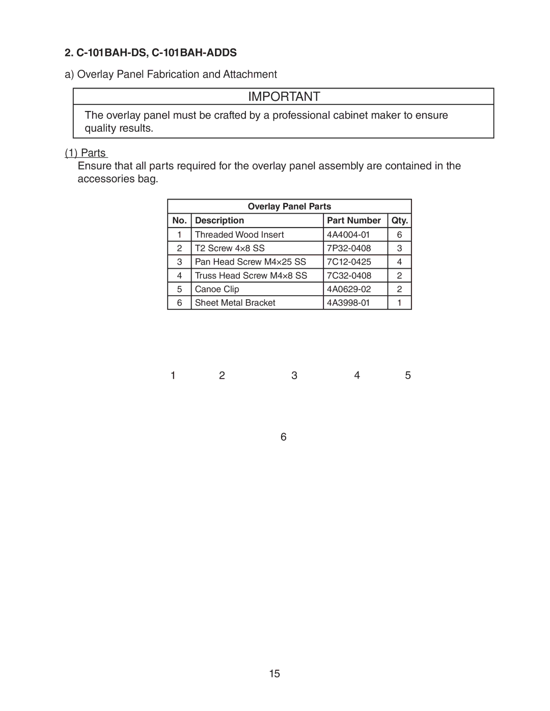 Hoshizaki C-101BAH-DS instruction manual 101BAH-DS, C-101BAH-ADDS, Parts 