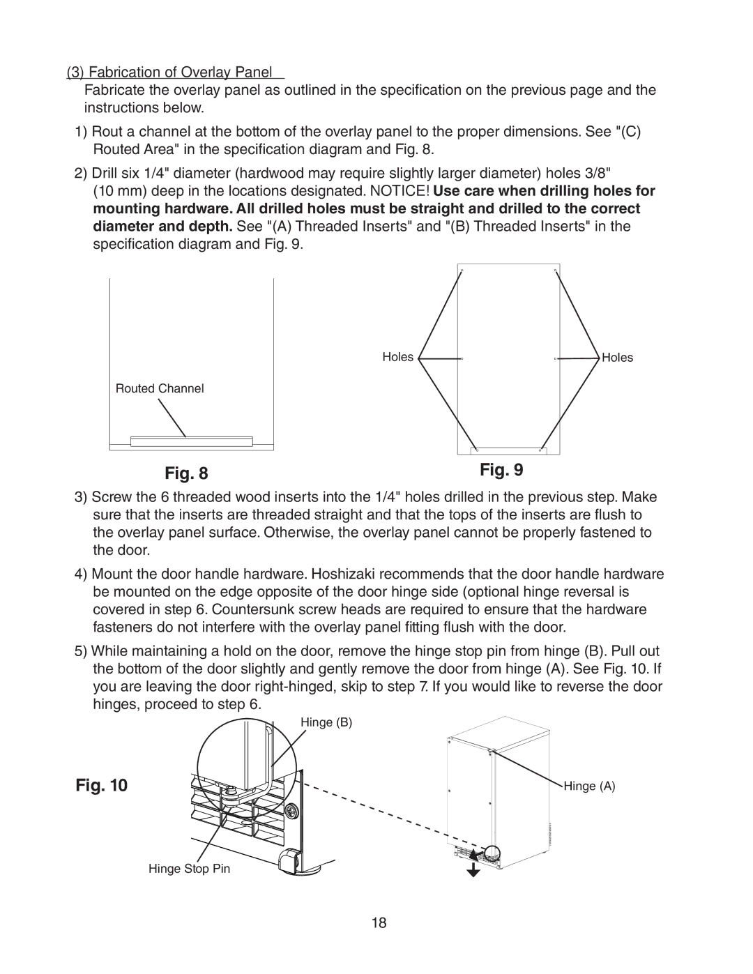 Hoshizaki C-101BAH-ADDS, C-101BAH-DS instruction manual Fabrication of Overlay Panel 