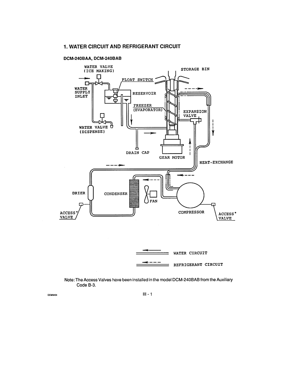 Hoshizaki DCM-240 manual 