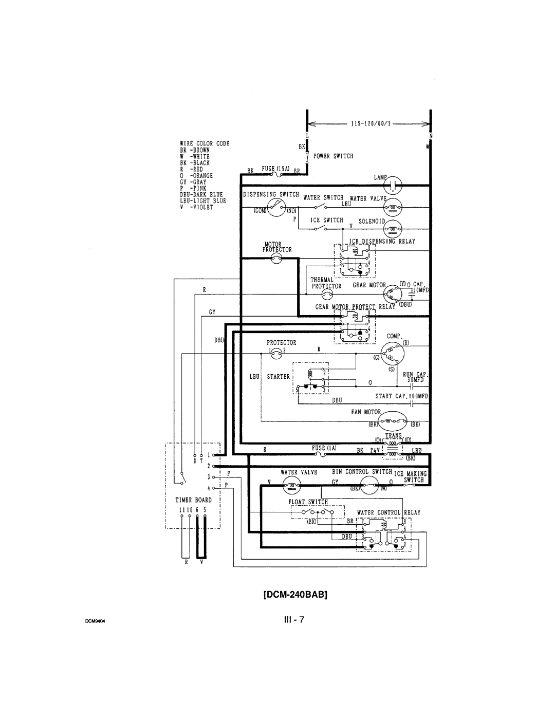 Hoshizaki DCM-240 manual 