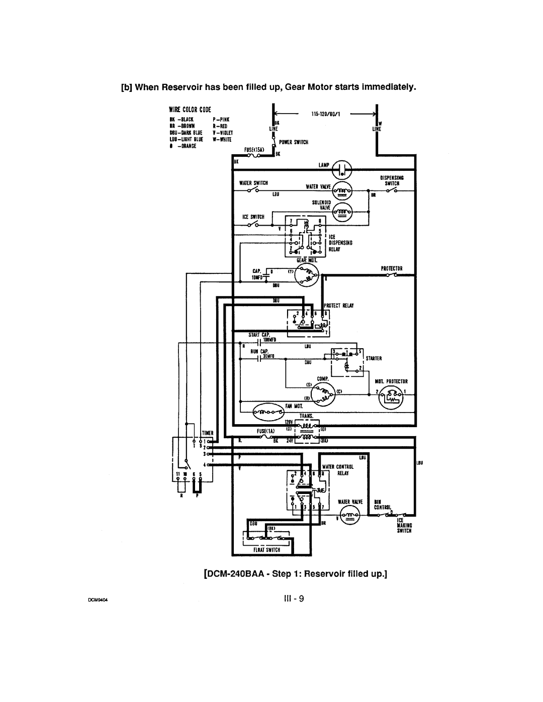 Hoshizaki DCM-240 manual 