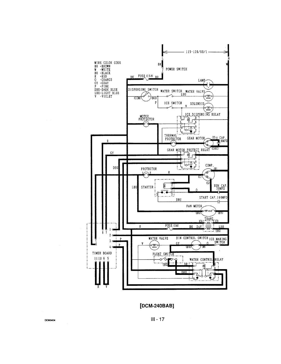 Hoshizaki DCM-240 manual 