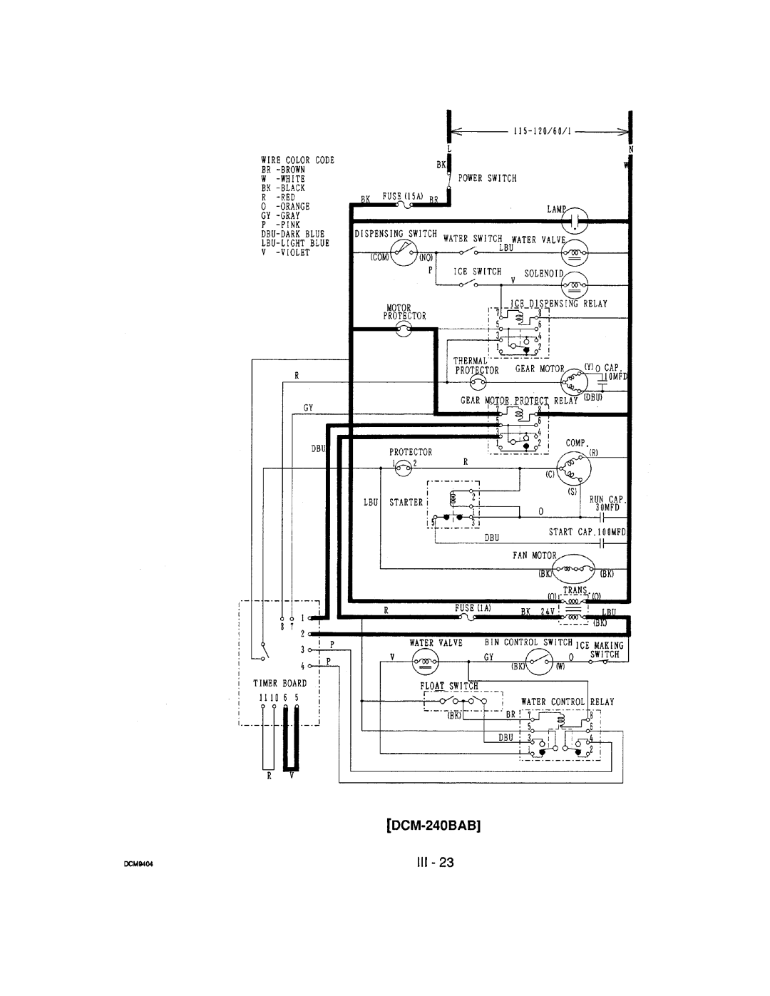 Hoshizaki DCM-240 manual 