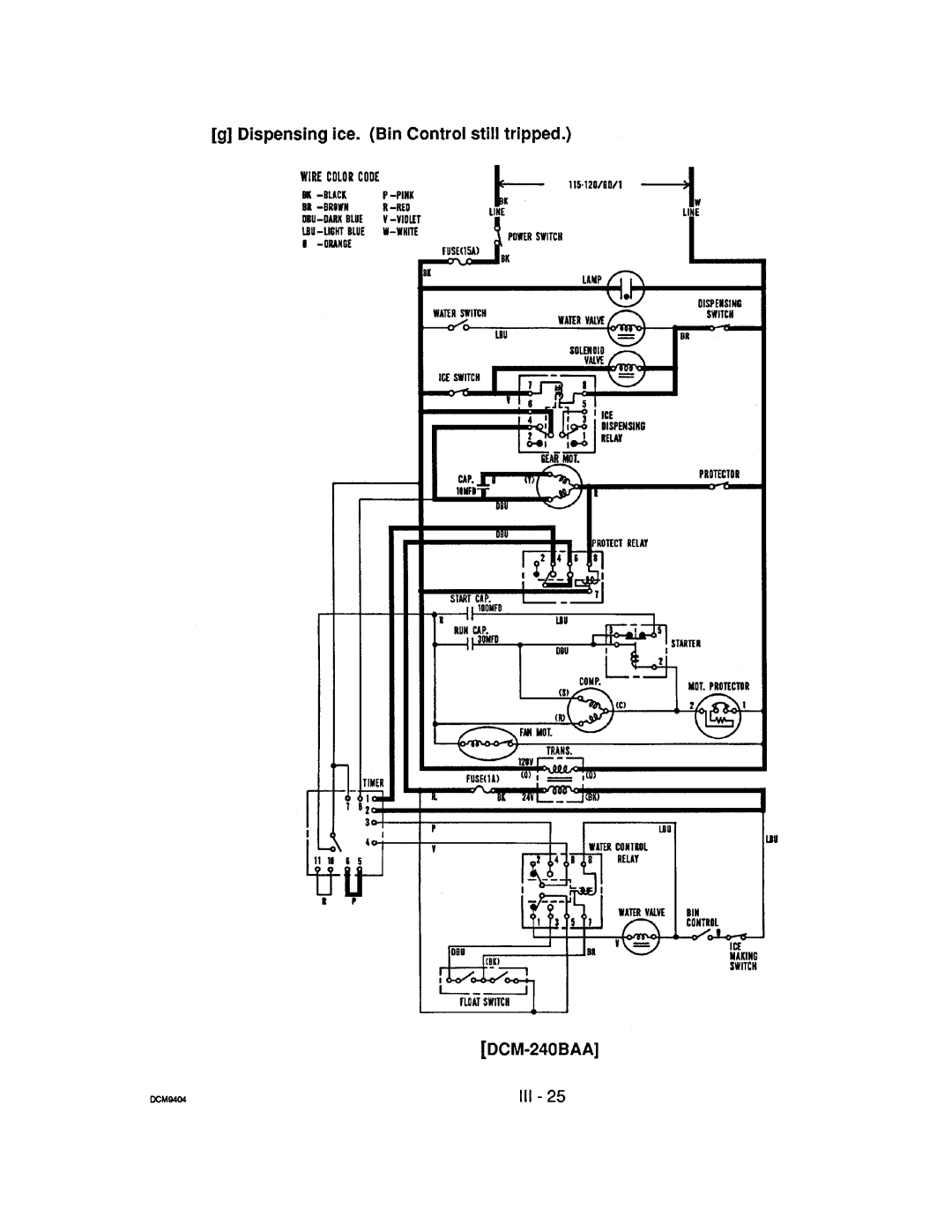 Hoshizaki DCM-240 manual 