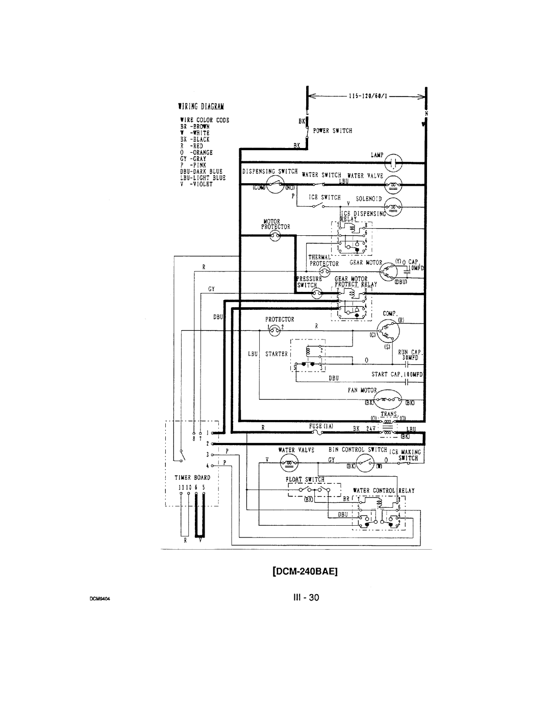 Hoshizaki DCM-240 manual 