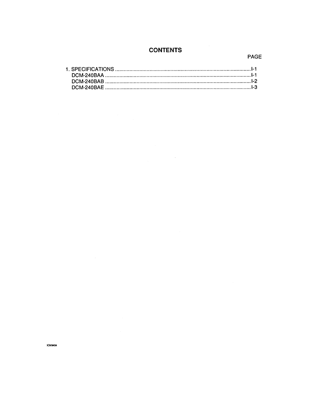 Hoshizaki DCM-240 manual 